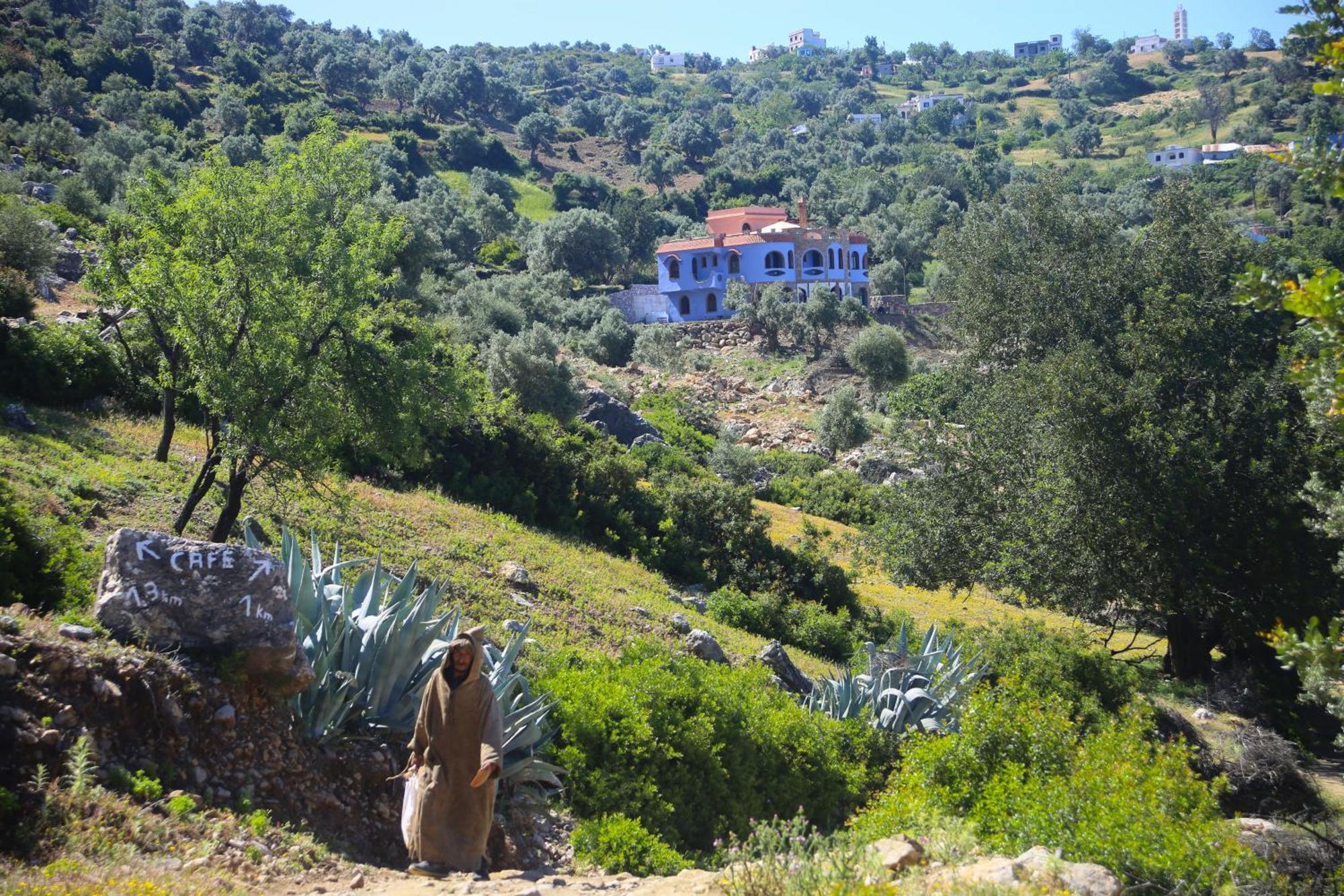 Haven Hills Social Club Hotell Chefchaouen Exteriör bild